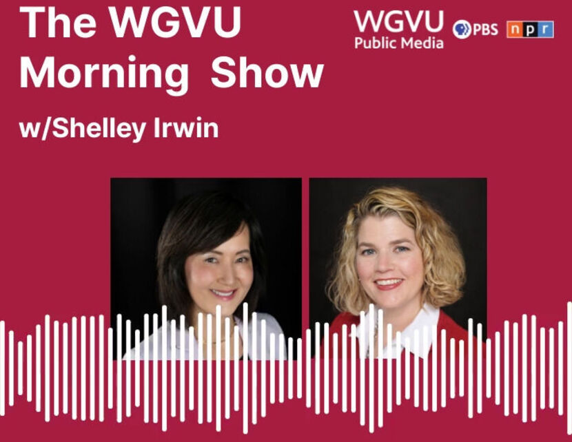 Kelley Kuhn and Claire Horlings on the WGVU Morning Show
